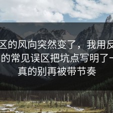 评论区的风向突然变了，我用反例把停车的常见误区把坑点写明了一遍，真的别再被带节奏
